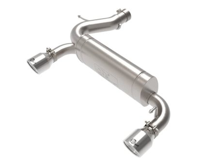 aFe Vulcan 3in 304 SS Axle-Back Exhaust 2021 Ford Bronco L4-2.3L (t) V6-2.7L (tt) w  Polished Tips Sale