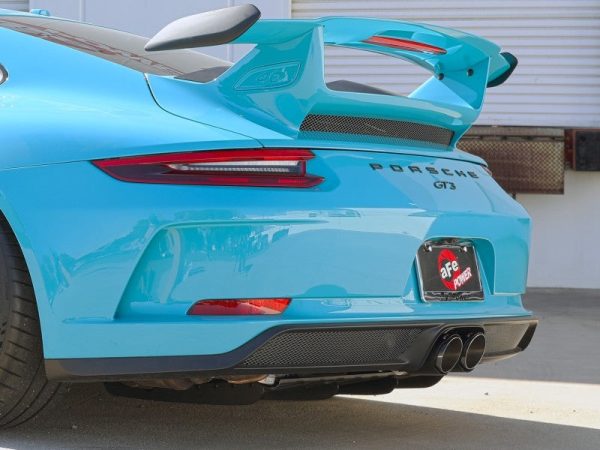 aFe 14-16 Porsche 911 GT3 991.1 H6 3.8L MACH Force-Xp 304 SS Cat-Back Exhaust System w  Carbon Tips Online Hot Sale