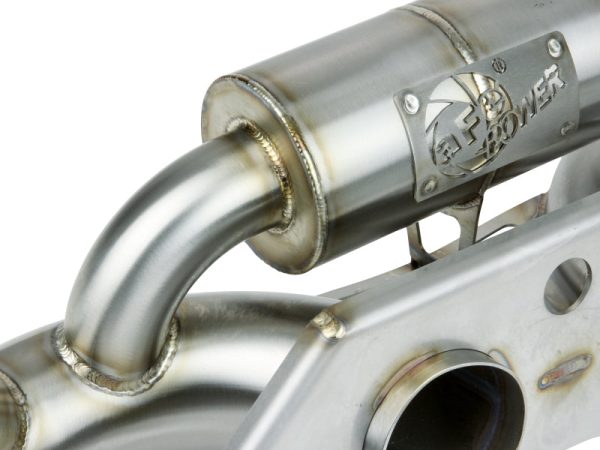 aFe Power MACHForce XP 304 Stainless Secondary Muffler Delete Pipe 14-19 Porsche 911 GT3 3.8L 4.0L Hot on Sale