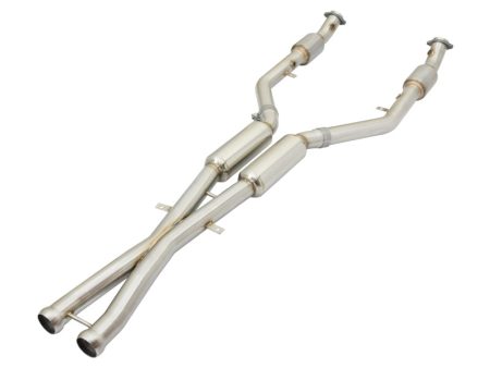 AFE 08-13 BMW(E90 92 93) MACH Force XP 304 Stainless Steel V8 4.0L w  Cat & Resonator Online now