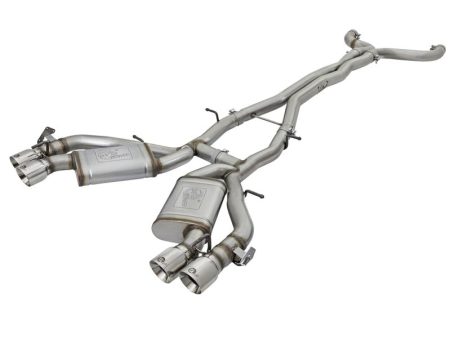 aFe MACHForce XP 3in 304 Stainless Steel Cat-Back Exhaust 16-17 Chevy Camaro SS V8-6.2L For Sale