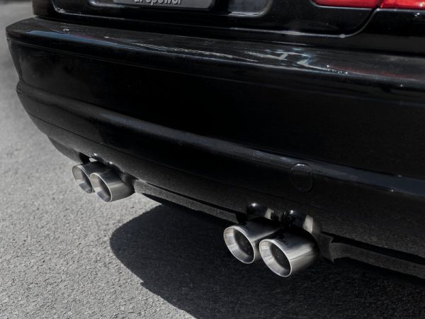 aFe MACH Force-Xp 2.5in 304 SS Cat-Back Exhaust w  Polished Tips 01-06 BMW M3 Online Hot Sale