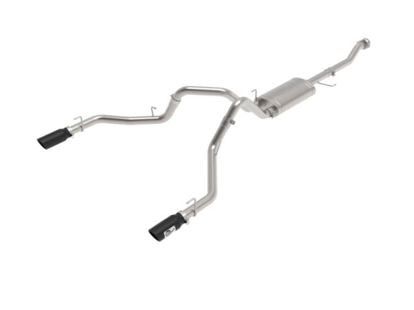 aFe Vulcan 3in 304 SS Cat-Back Exhaust 2021 Ford F-150 V6 2.7L 3.5L (tt) V8 5.0L w  Black Tips Online now