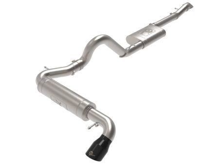 aFe Apollo GT 3in 409 SS Cat-Back Exhaust 2021 Ford Bronco L4-2.3L (t) V6-2.7L (tt) w  Black Tip on Sale