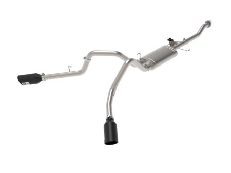 aFe Gemini XV 3in 304 SS Cat-Back Exhaust 15-20 Ford F-150 V6 2.7L 3.5 w  Black Tips For Cheap