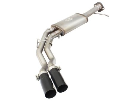 aFe Rebel Series Exhaust SS Front Side Exit CB w  Black Tips 10-14 Ford F150 Ecoboost V8 6.2L Online