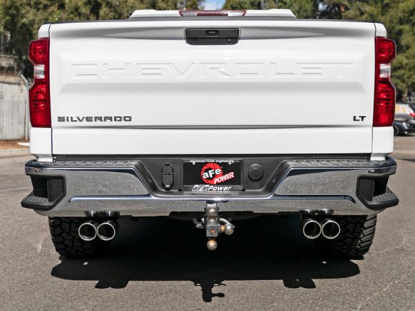 aFe Vulcan Series 3in-2-1 2in 304 SS Cat-Back 2019 GM Silverado 1500 V8-5.3L w  Polished Tips For Cheap