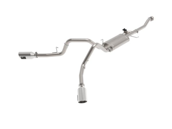 aFe Gemini XV 3in 304 SS Cat-Back Exhaust 2021 Ford F-150 V6 2.7L 3.5L (tt) V8 5.0L w  Polished Tips Hot on Sale