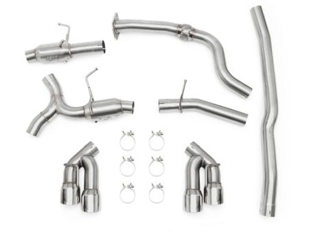 Mishimoto 2016+ Chevrolet Camaro 2.0T Quad Polished Tip Cat-Back Exhaust Online now