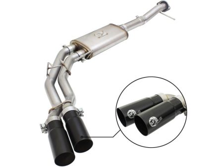 aFe Rebel Exhausts 3in SS Cat-Back 09-14 Ford F-150 4.6 5.0 5.4L w  Black Tips Cheap