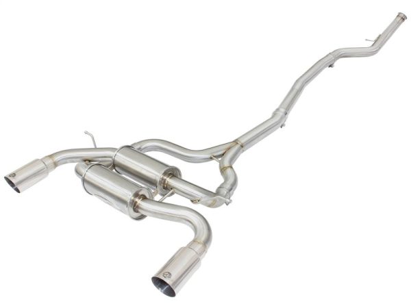 aFe MACHForce XP SS-304 Polish Tip 2.5in Dia Cat Back Exhaust 12-14 BMW 335i (F30) 3.0L (t) Online Hot Sale