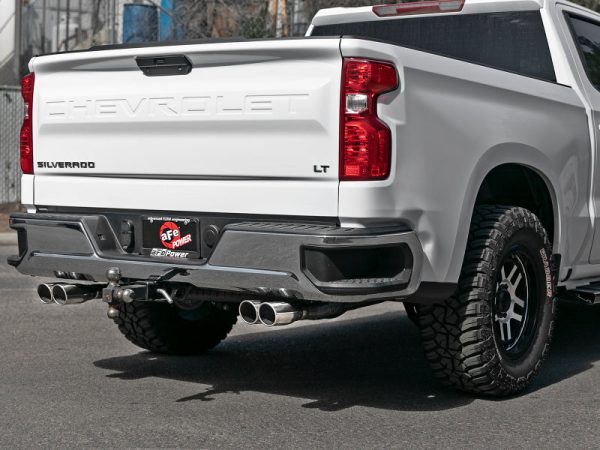 aFe Vulcan Series 3in-2-1 2in 304 SS Cat-Back 2019 GM Silverado 1500 V8-5.3L w  Polished Tips For Cheap