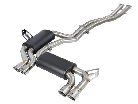 aFe MACH Force-Xp 2.5in 304 SS Cat-Back Exhaust w  Polished Tips 01-06 BMW M3 Online Hot Sale