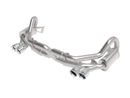 aFe MACHForce XP 12-16 Porsche 911 Carrera H6-3.8L SS-304 Cat-Back Exhaust w  Polished Quad Tips on Sale