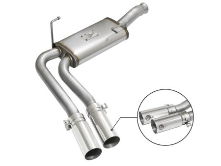 aFe Rebel Series CB Middle-Side Exit SS Exhaust w  Polished Tips 09-16 GM Silverado Sierra V6 V8 Supply