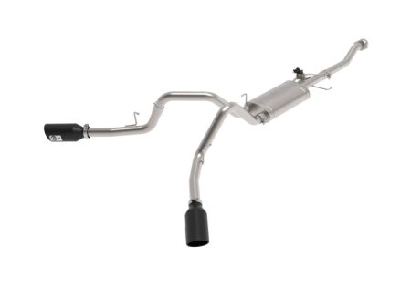 aFe Gemini XV 3in 304 SS Cat-Back Exhaust 2021 Ford F-150 V6 2.7L 3.5L (tt) V8 5.0L w  CO Black Tips Hot on Sale