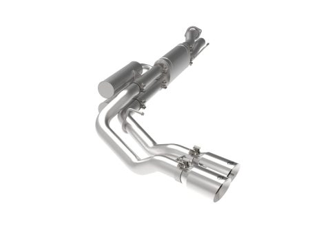 aFe Rebel Series 3in 409 SS Cat-Back Exhaust w  Polish Tips 17-20 Ford F-250 V8 6.2L on Sale