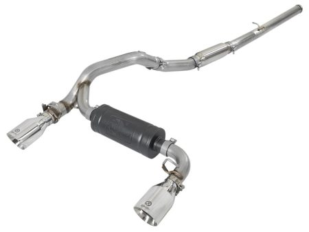 aFe Takeda 3in 304 SS Cat-Back Exhaust w  Polished Tip 16-18 Ford Focus RS 2.3L (t) on Sale