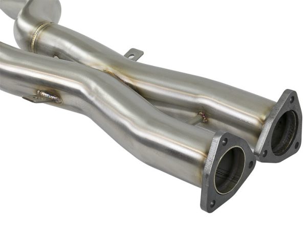 aFe MACH Force-Xp 2-1 2in 304 SS Cat-Back Exhaust w  Black Tips 05-08 BMW Z4 M Coupe (E86) L6 3.2L Online