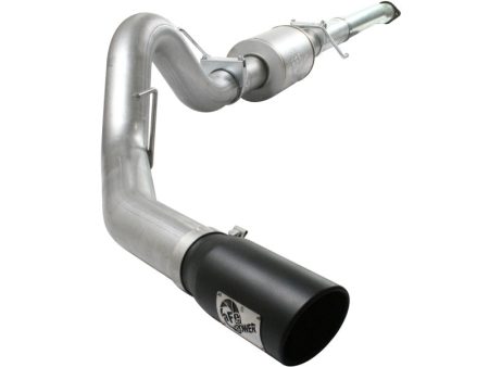 aFe Atlas Exhaust 4in Aluminized Cat-Back w  304 SS Black Tip 11-13 Ford F-150 EcoBoost V6 3.5L (tt) For Cheap