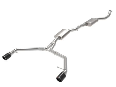 afe MACH Force-Xp 13-16 Audi Allroad L4 SS Cat-Back Exhaust w  Carbon Tips Cheap