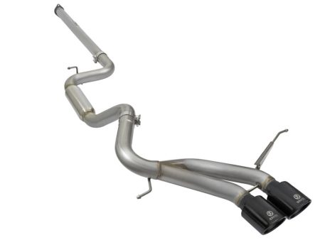 aFe Takeda 3in SS Exhaust Cat-Back 13-16 Ford Focus ST 2.0L Black Tips Supply