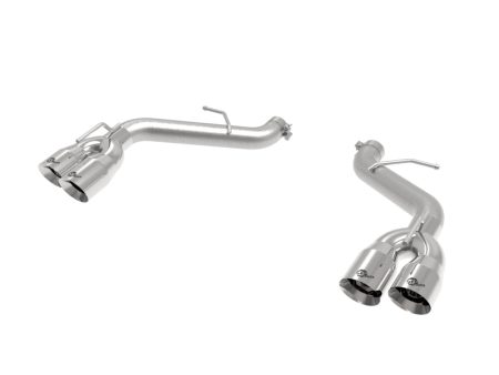 aFe POWER MACH Force-Xp 3in Axle-Back Exhaust 16-20 Chevy Camaro SS V8 6.2L w o Mufflers - Polished Discount