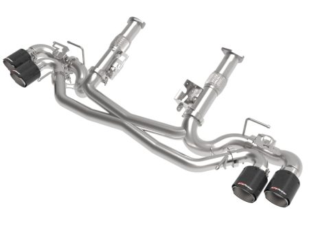 AFe MACH Force-Xp 304 Stainless Steel Cat-Back Exhaust Carbon 2020 Chevrolet Corvette C8 Supply