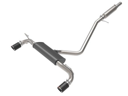 aFe Ford Bronco Sport 21-22 L3-1.5L (t) L4-2.0L (t) Vulcan Cat-Back Exhaust System- Carbon Tips Hot on Sale