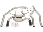 aFe MACHForce XP SS-304 Black Tip 3.0in-2.5in Dia Cat Back Exhaust 11-13 BMW 335i (E90 E92) 3.0L For Cheap