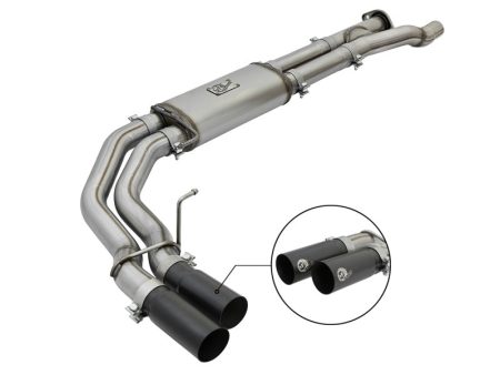 aFe POWER Rebel Series 3in 409 SS Cat Back Exhaust w  Black Tips 17 Ford F-150 Raptor V6-3.5L Cheap