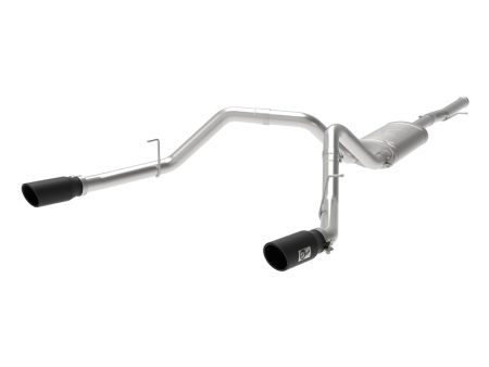 aFe Apollo GT Series 3 IN 409 SS Cat-Back Exhaust System w  Black Tip GM Sierra 1500 09-18 Online Hot Sale