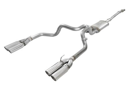 aFe Vulcan Series 3in 304SS Exhaust Cat-Back Exh w  Pol Tips 2019 GM Silverado   Sierra 1500 V8-5.3L For Discount