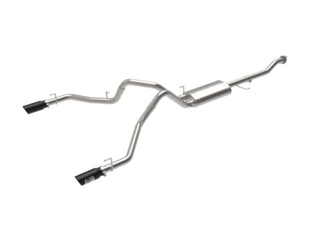 aFe Vulcan Series 3in 304SS Cat-Back w  Black Tips 15-20 Ford F-150 V6 2.7L 35L(tt)   V8 5.0L For Sale