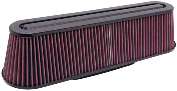 K&N Filter Universal Air Filter Carbon Fiber Top Base Oval FLG. (8-3 4 x 3-1 4) 4-5 8H Online